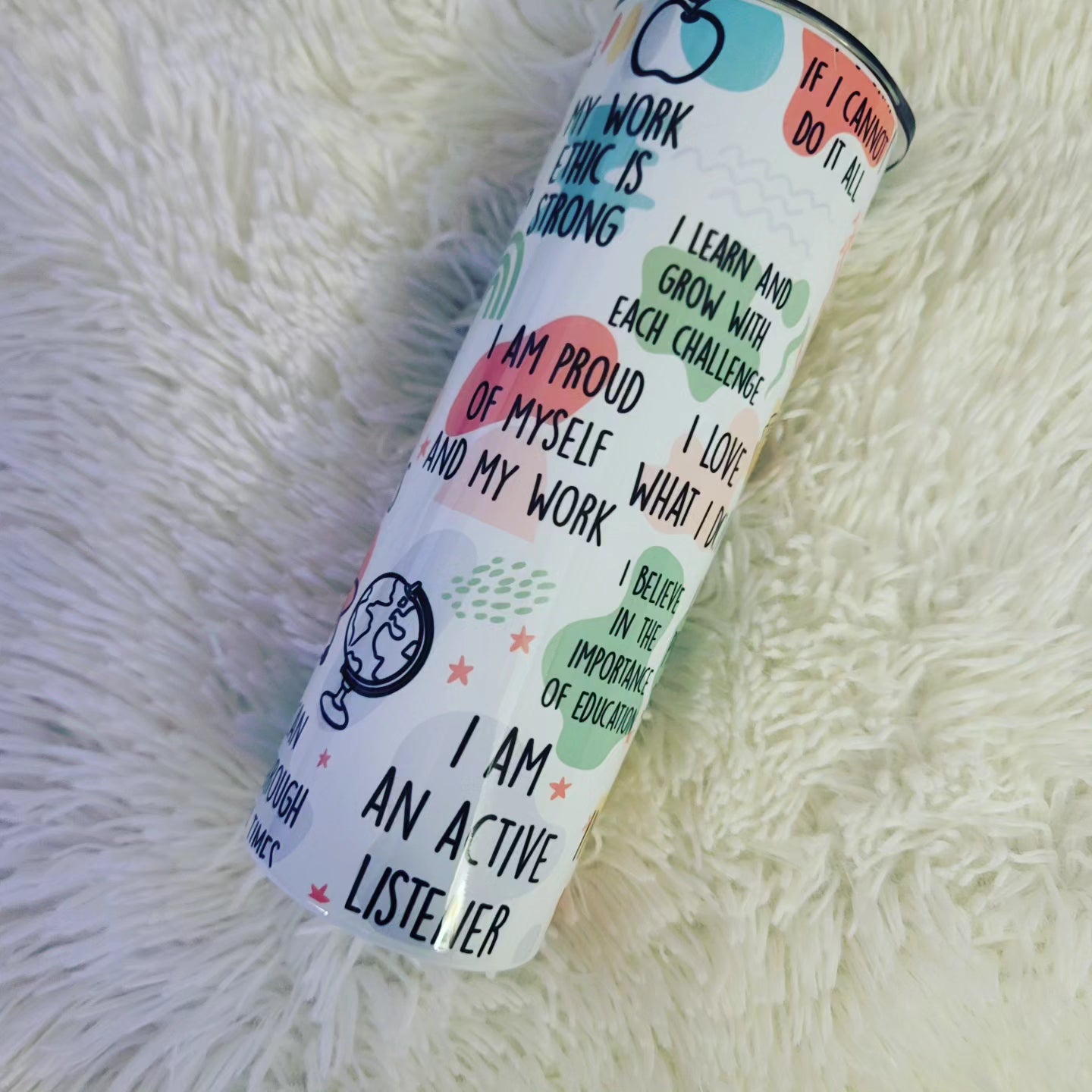 Teacher Affirmations Tumbler