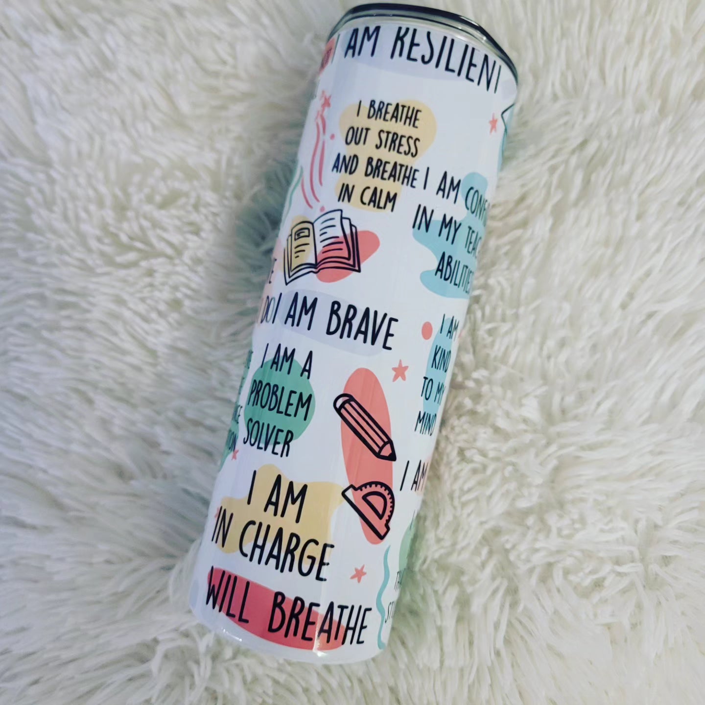 Teacher Affirmations Tumbler