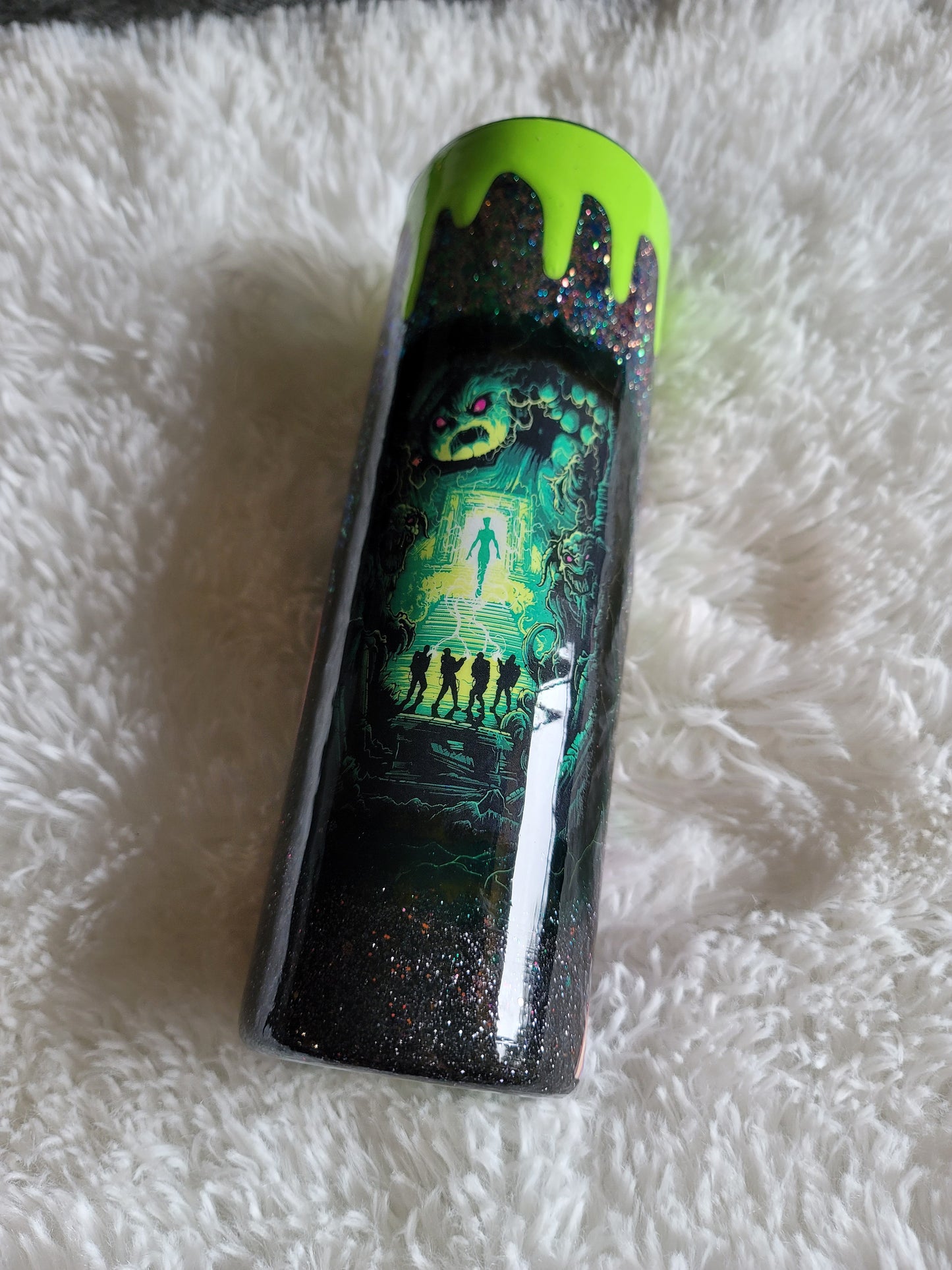 Ghostbusters Glitter Tumbler