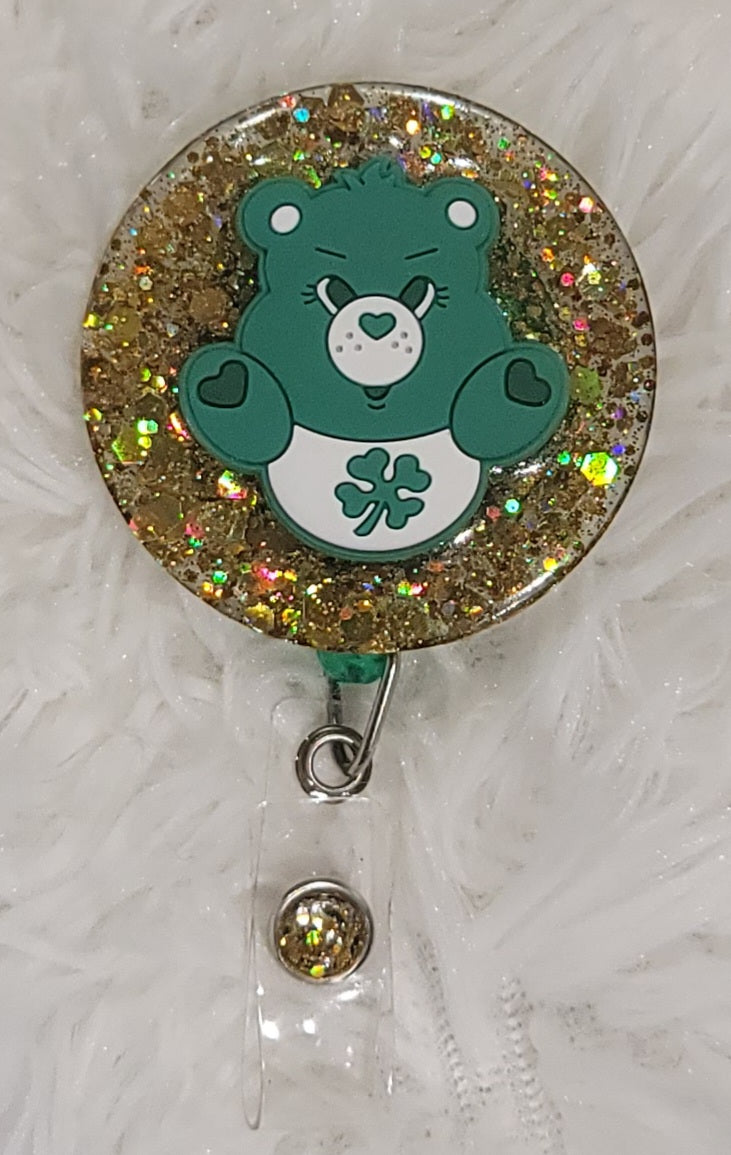 C Bear Badge Reel or Lanyard