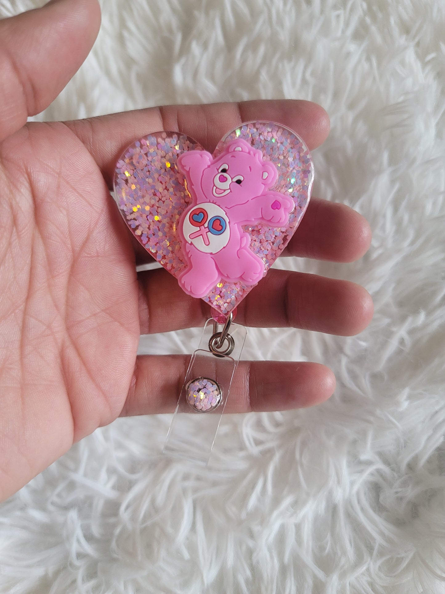 C Bear Badge Reel or Lanyard