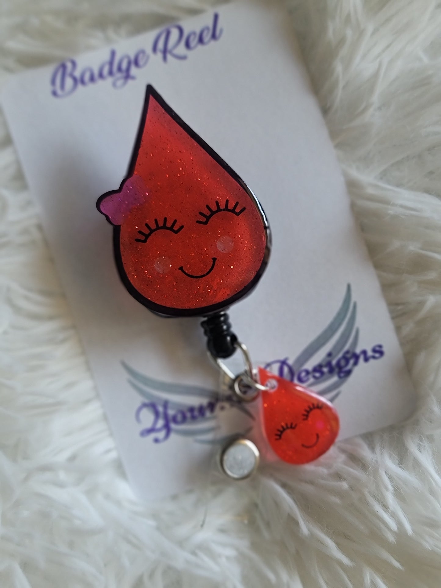 Blood Droplet Badge Reel