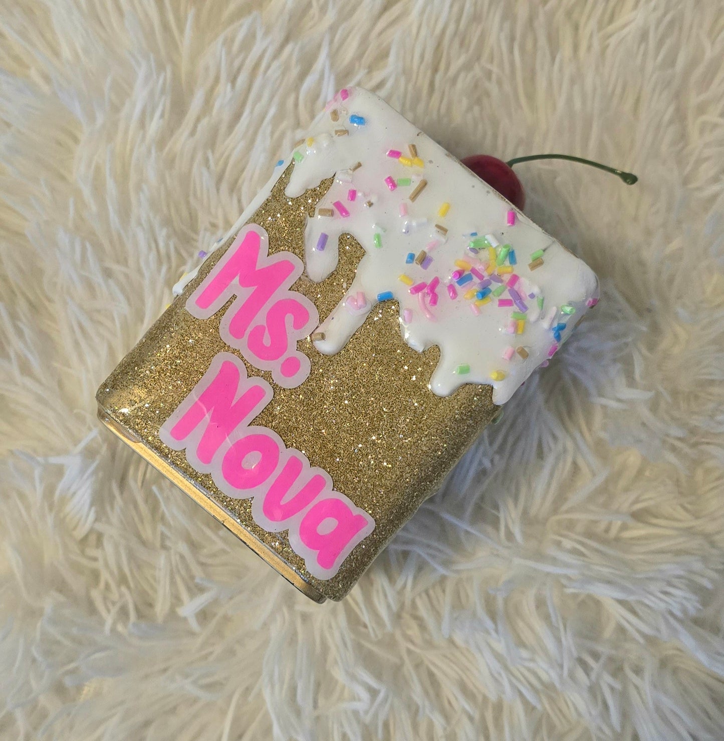 Icing Drip Glitter Desk Supplies