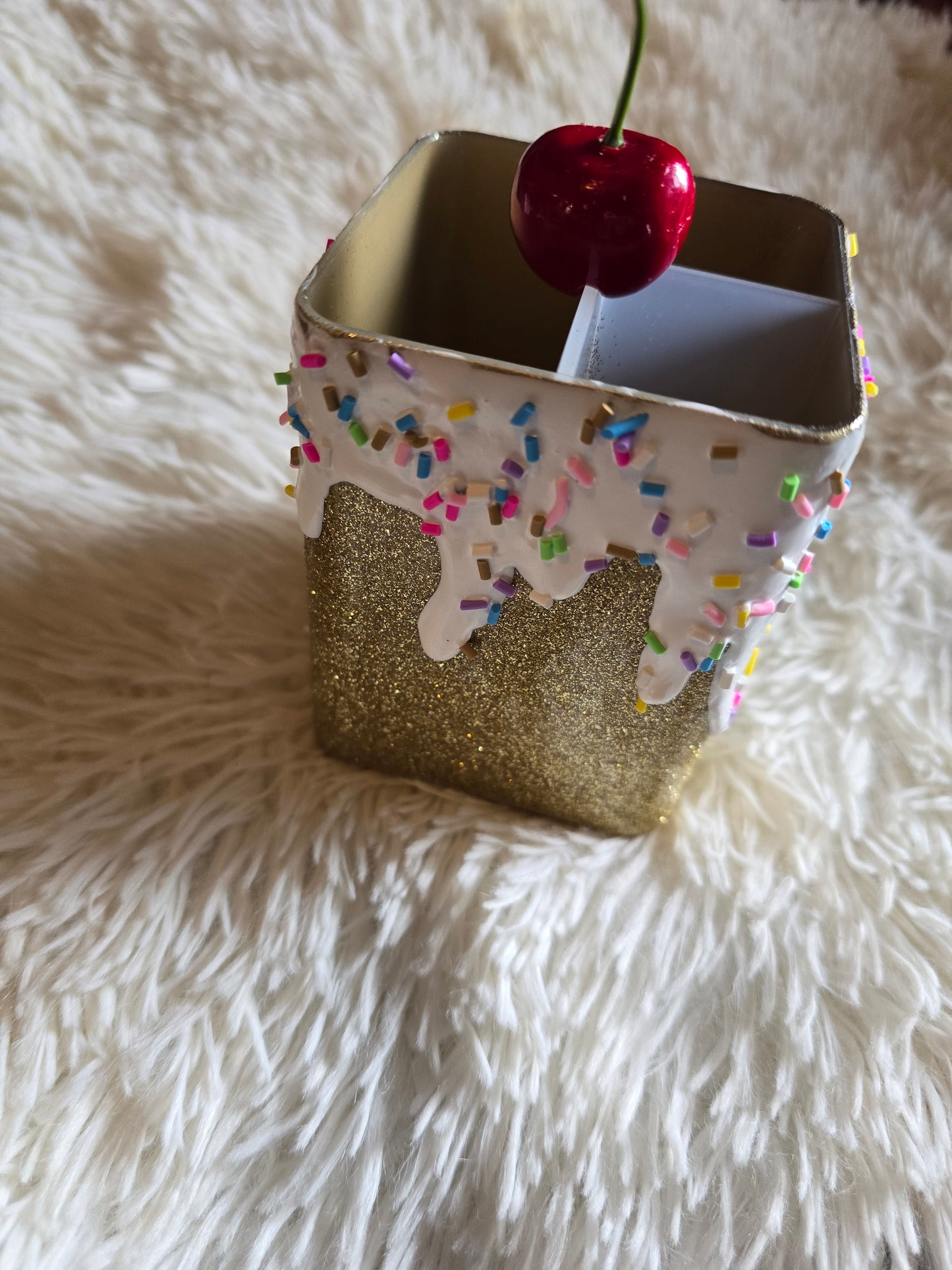 Icing Drip Glitter Desk Supplies