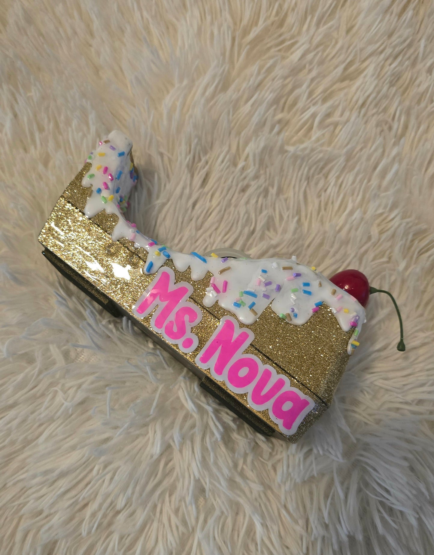 Icing Drip Glitter Desk Supplies