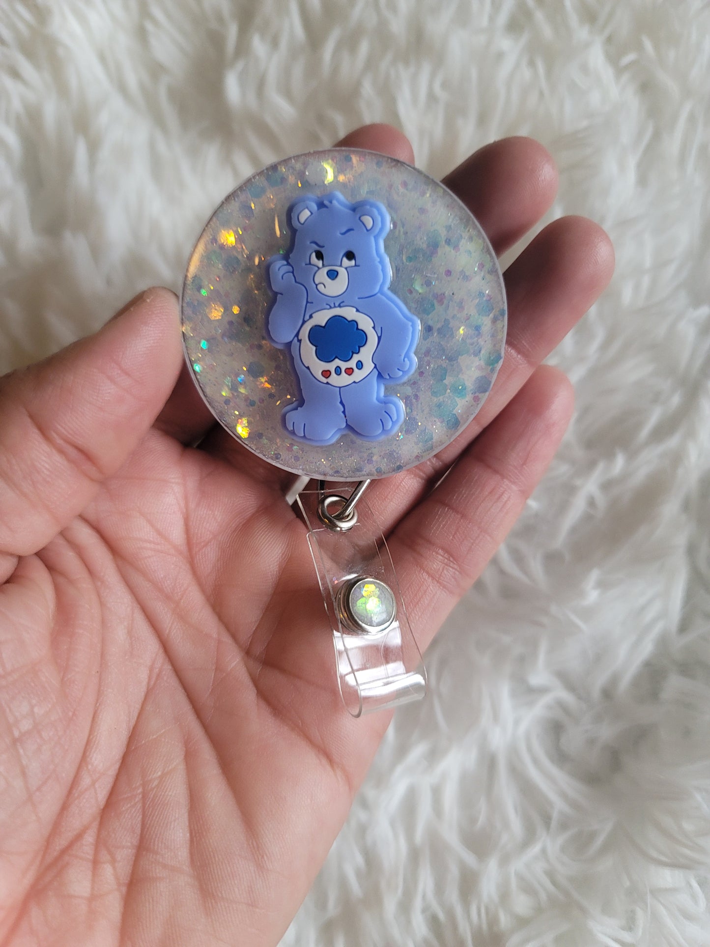 C Bear Badge Reel or Lanyard