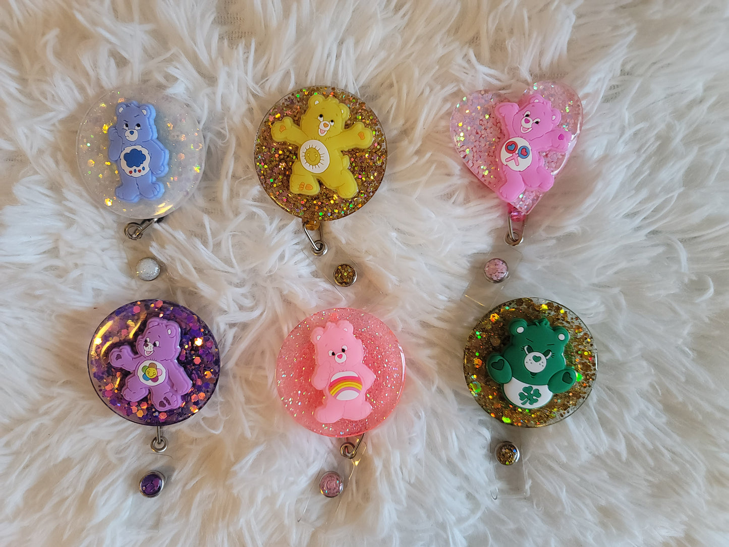 C Bear Badge Reel or Lanyard