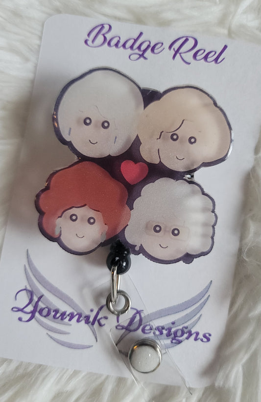 Golden Girls Badge Reel or Lanyard