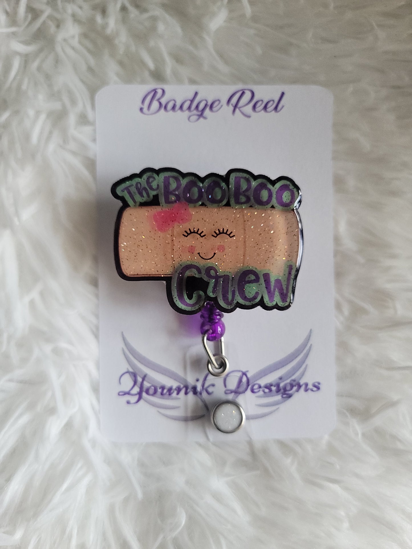 The Boo Boo Crew Badge Reel or Lanyard