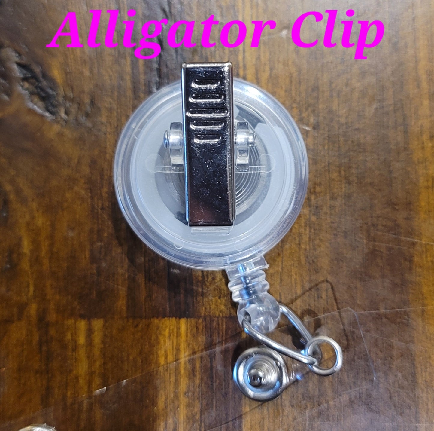 C Bear Badge Reel or Lanyard